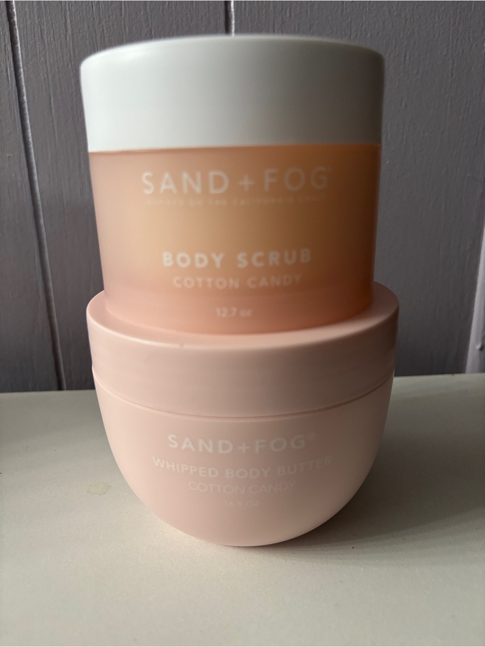 Sand + Fog Cotton Candy Body Scrub & Whipped Body Butter